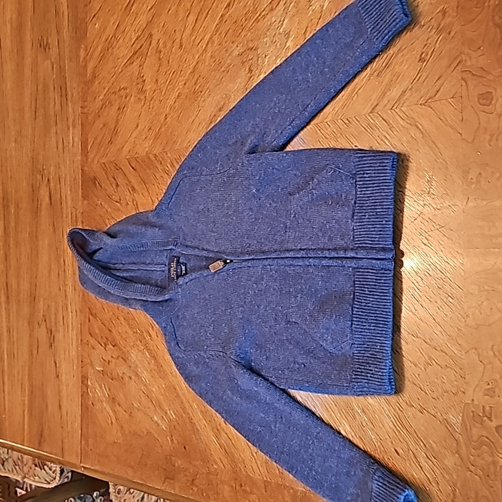 Cashmere Polo Boys 6 Blue Hoodie